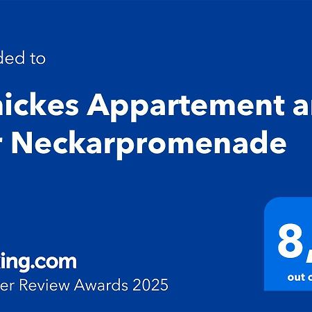 Schickes Appartement An Der Neckarpromenade Heilbronn Eksteriør billede